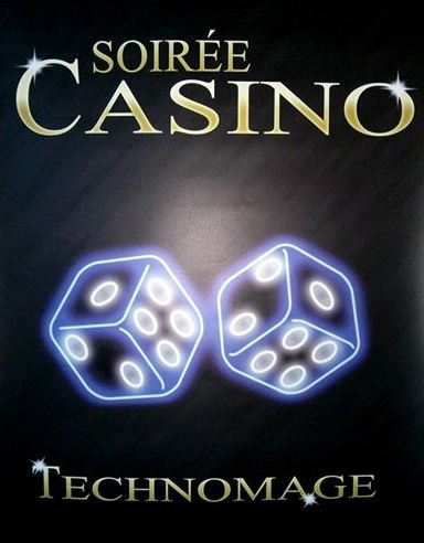 Décoration à thème casino